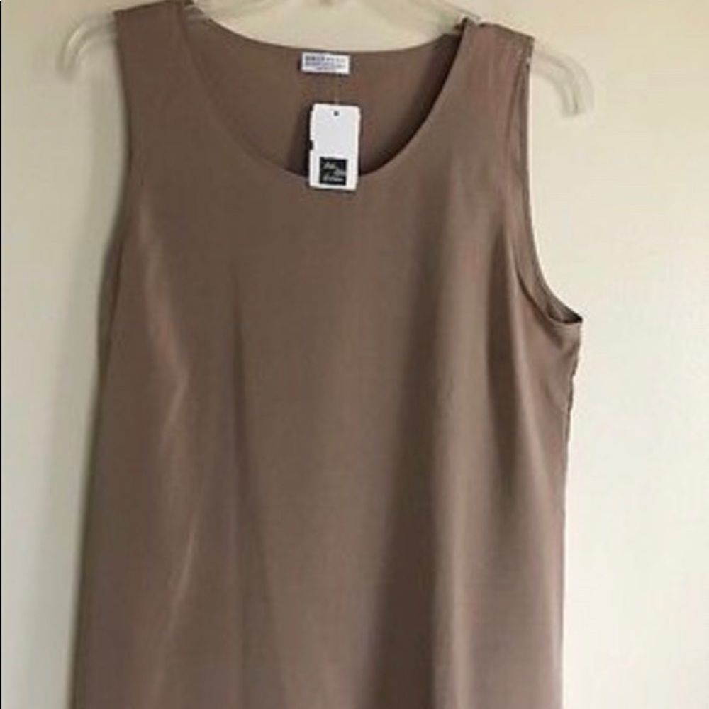 NWT Brunello Cucinelli Sleeveless Silk Blouse